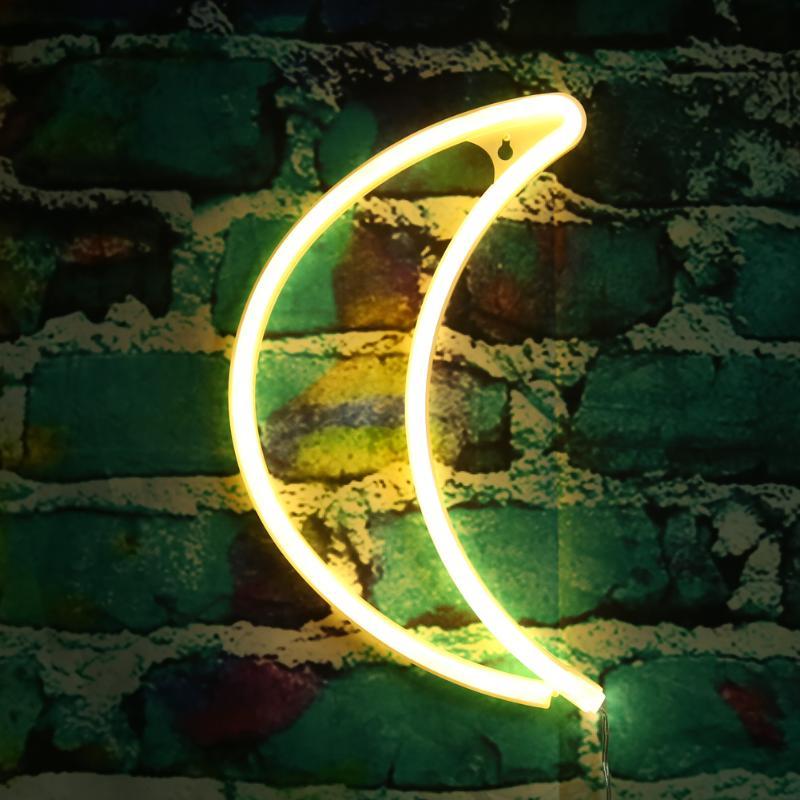 Moon Neon Light