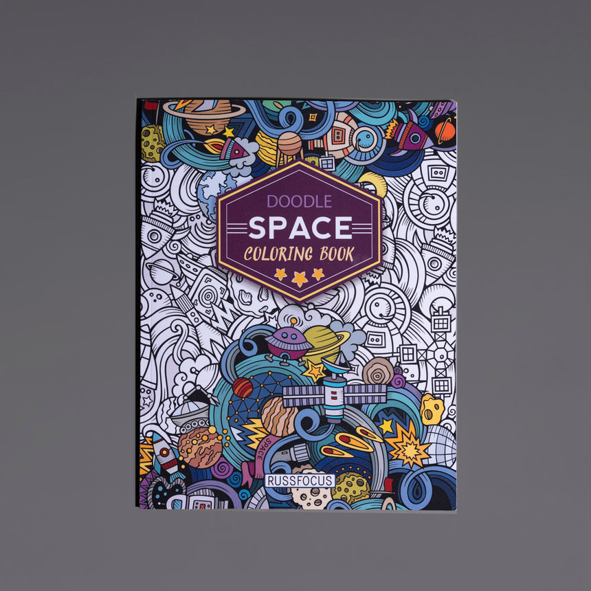 Space Doodles Book | Grown-Up Colouring