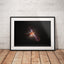 "HUBBLE" - Framed Space Print - 40cm x 50cm product_description Retro Space Junk.