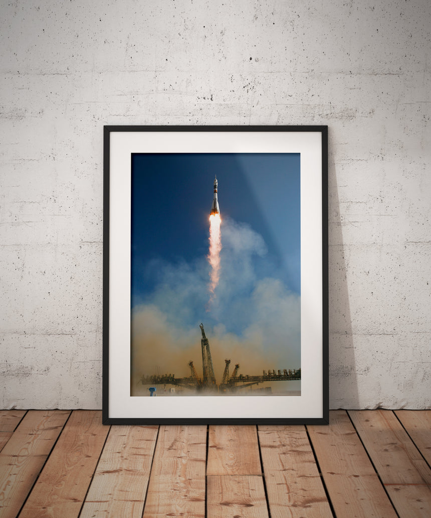 "TAKE-OFF" - Framed Space Print - 40cm x 50cm