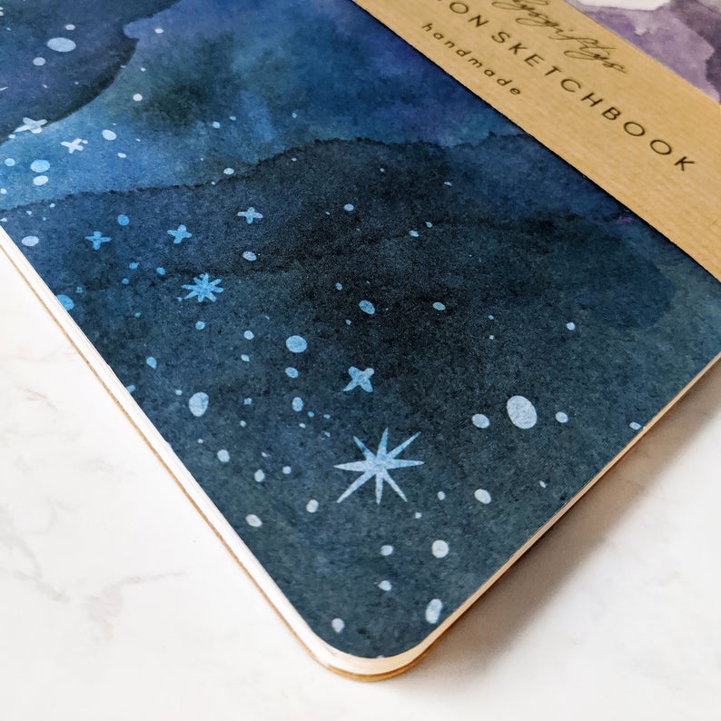 "Star Cluster Vol.2" | Handmade Sketchbook